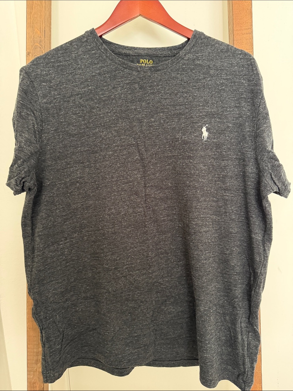 Polo by Ralph Lauren Dark Heather Gray Crew Neck Tee